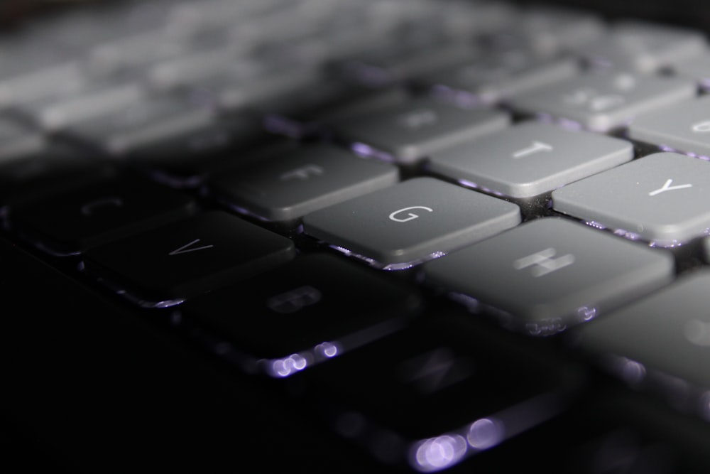 a close up of a keyboard