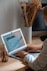 a person working on the laptop