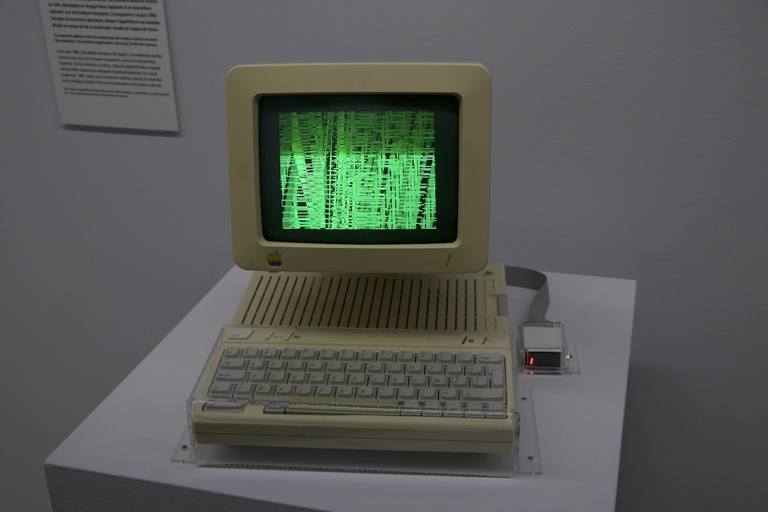 a laptop on a table,