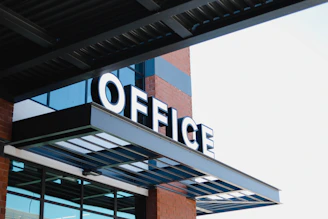 a sign on a building