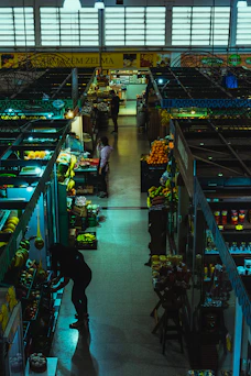 people in a warehouse