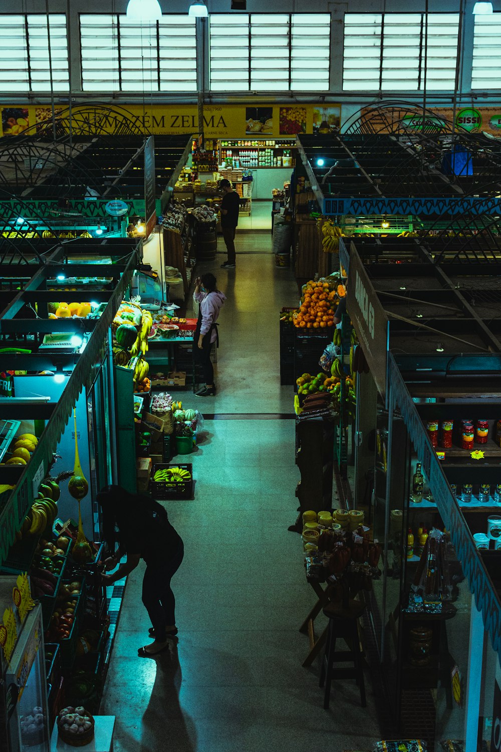 people in a warehouse