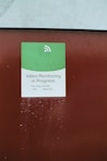 a sign on a wall
