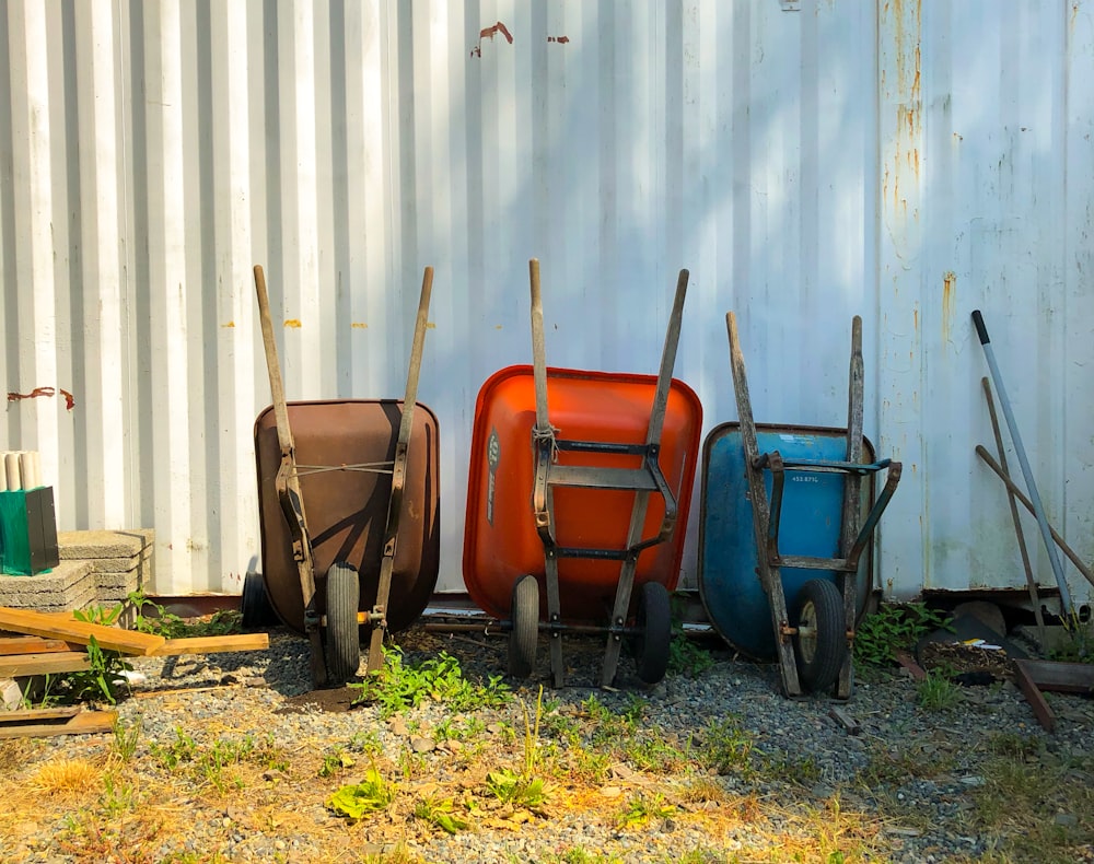 a few old tractors