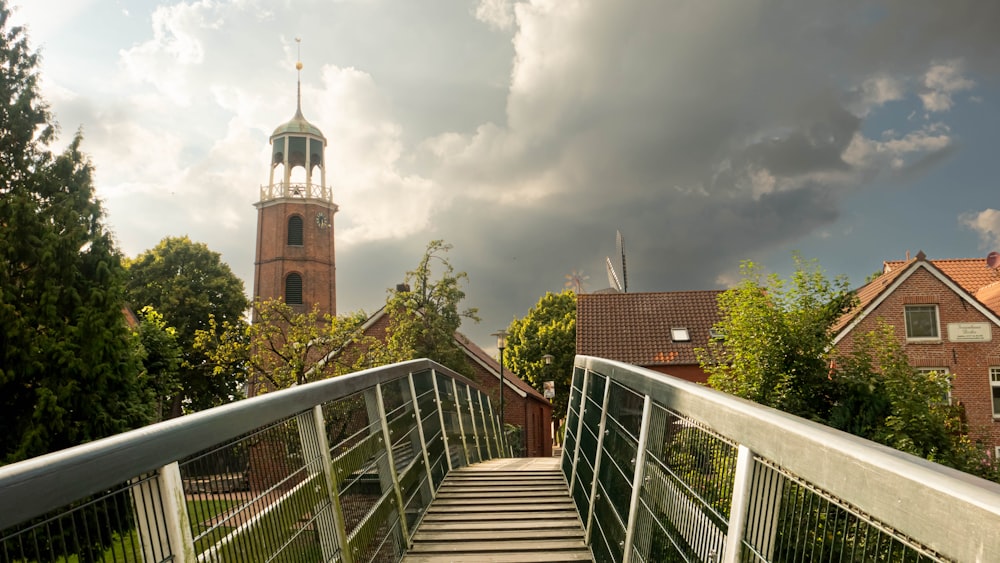 a building with a tower