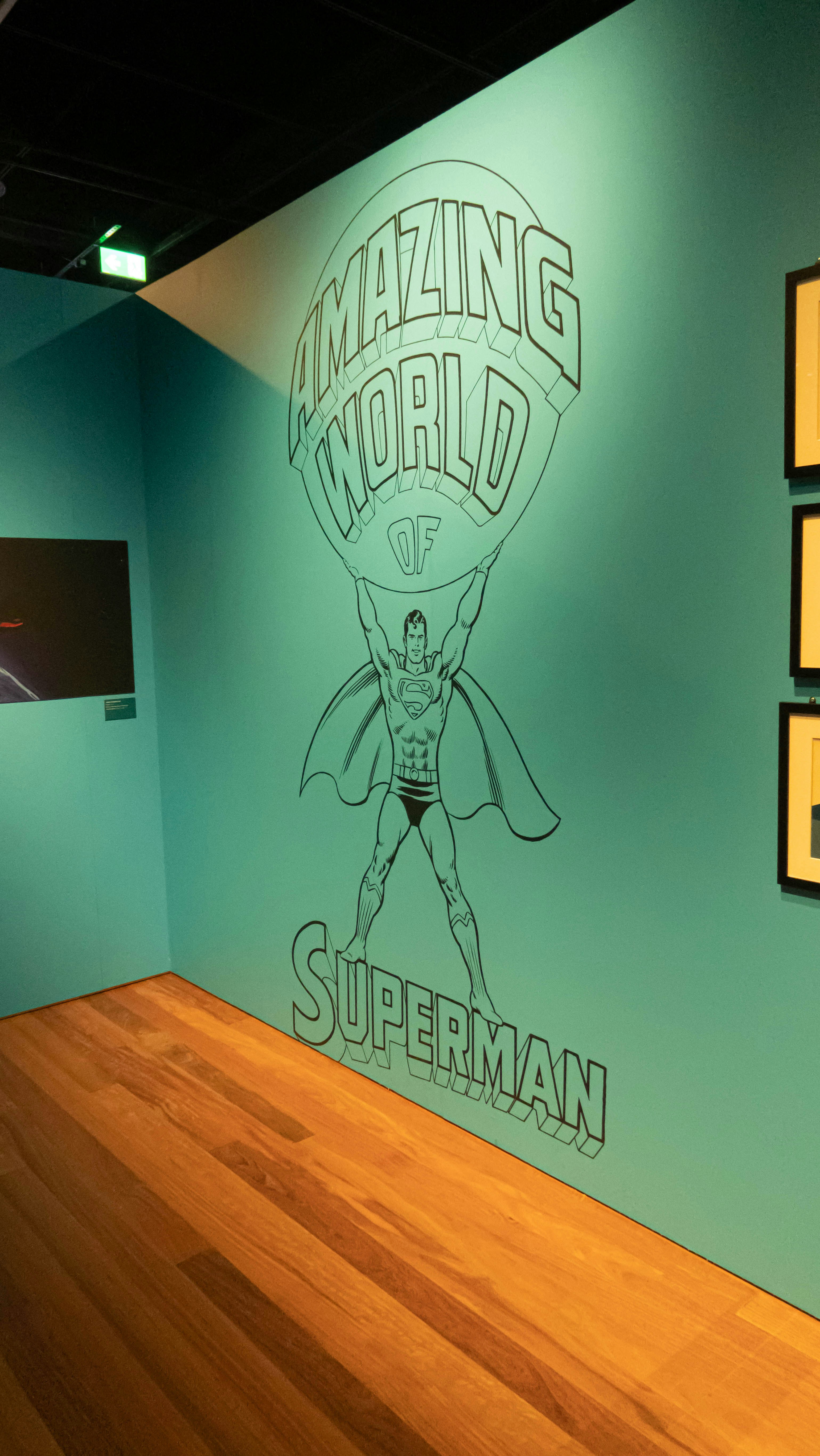 a drawing on a wall
