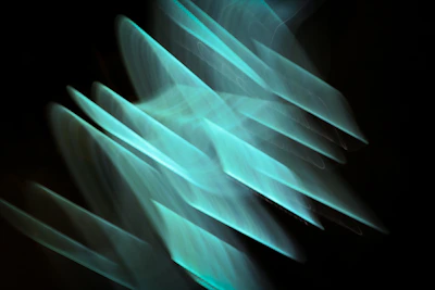 A delicate, minimalistic light trail fading into the distance, evoking continuity and presence.