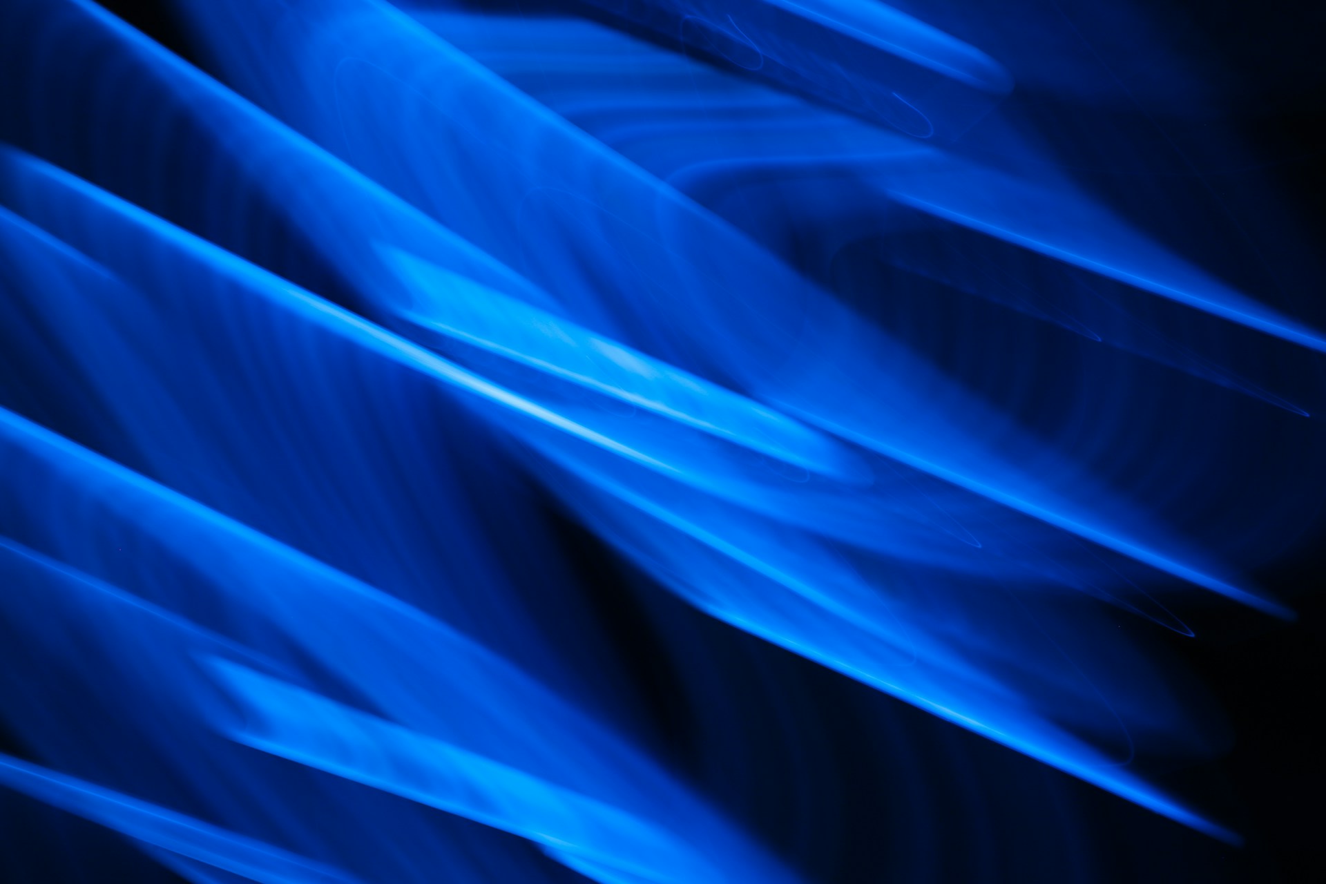 a blue plastic bag