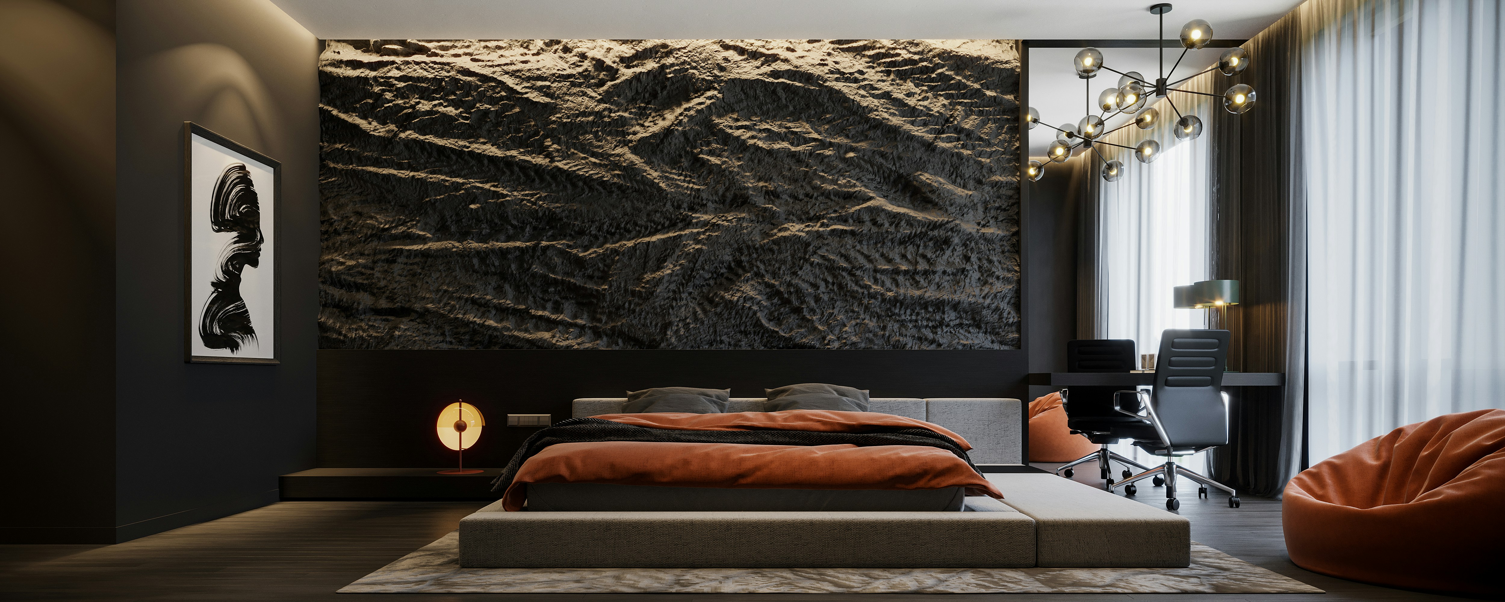 earthy bedroom wallpaper, wallpaper, Earthy Tones Master Bedroom: Design Ideas 5