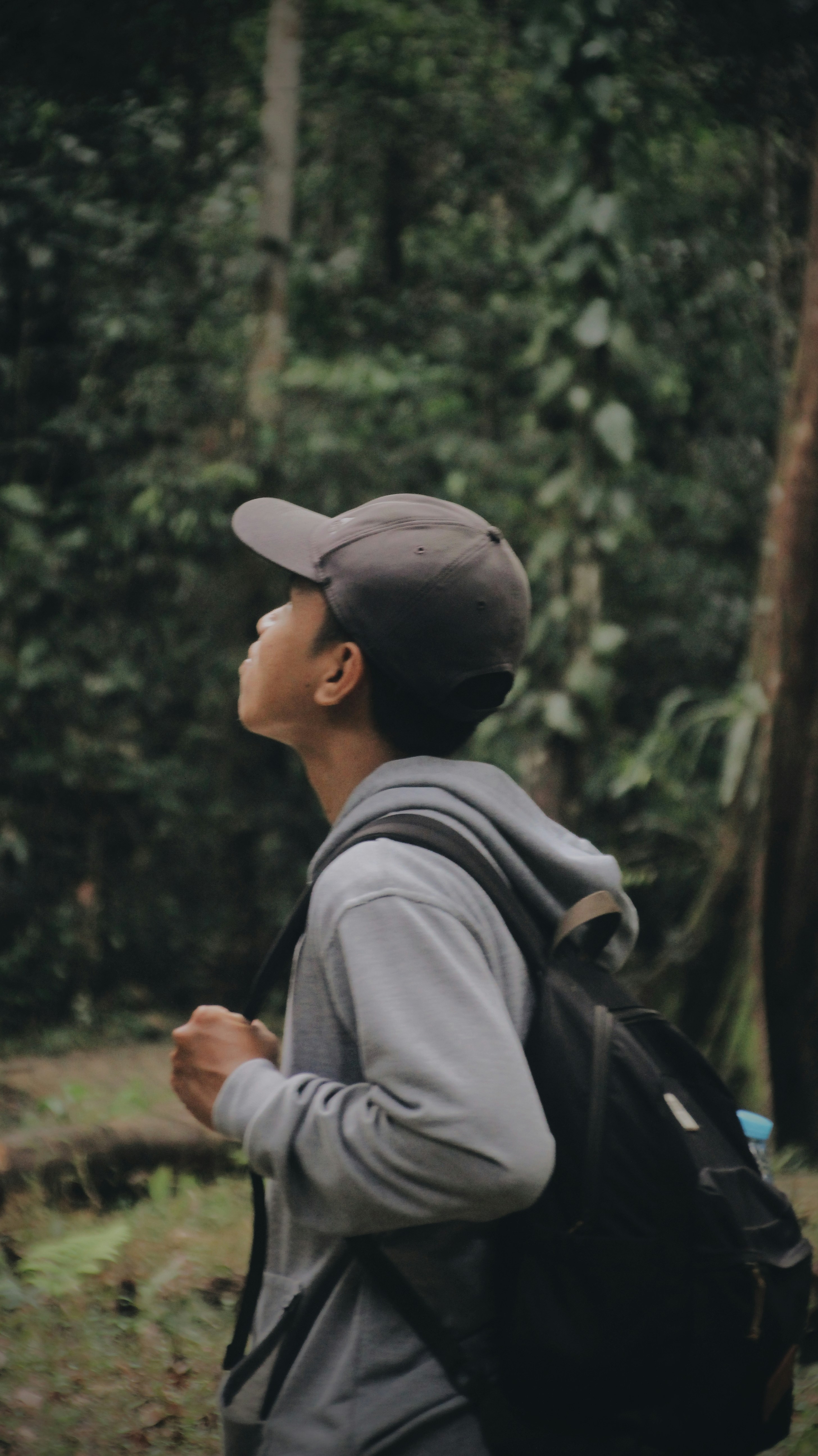 a man wearing a backpack