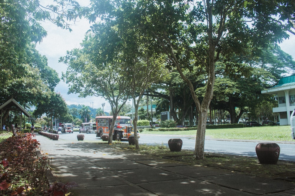 a firetruck parked in a parking lot