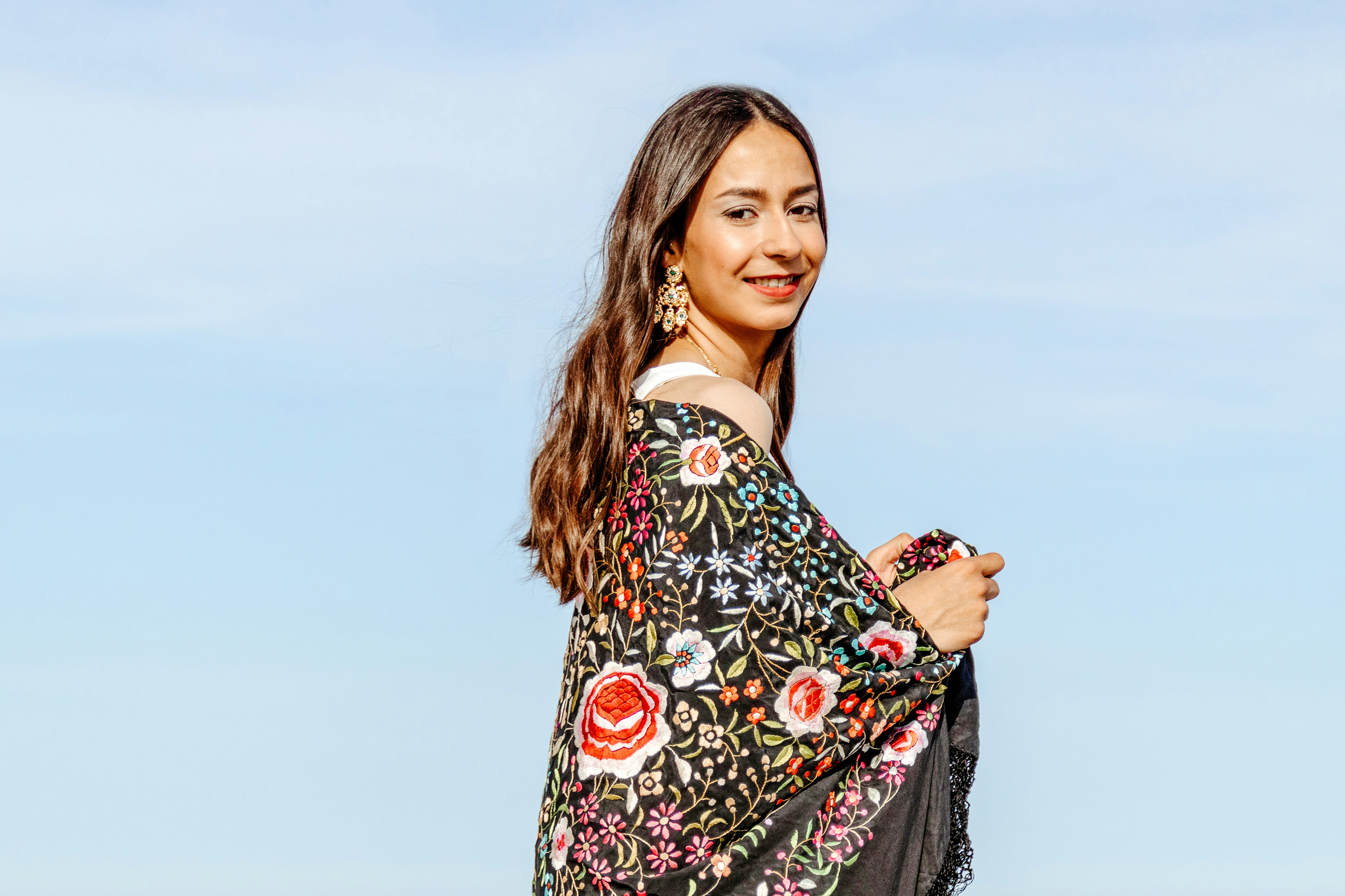 embroidered silk kaftans
