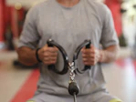 a man holding a gun