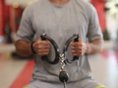 a man holding a gun