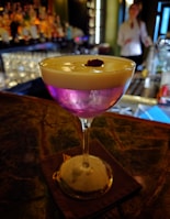 An elegant cocktail prepared by our skilled mixologist.