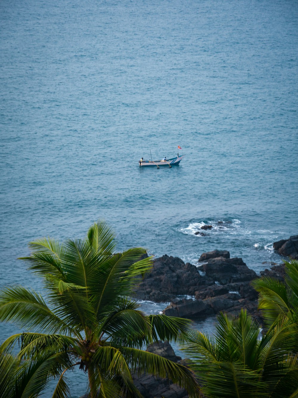 a boat in the water