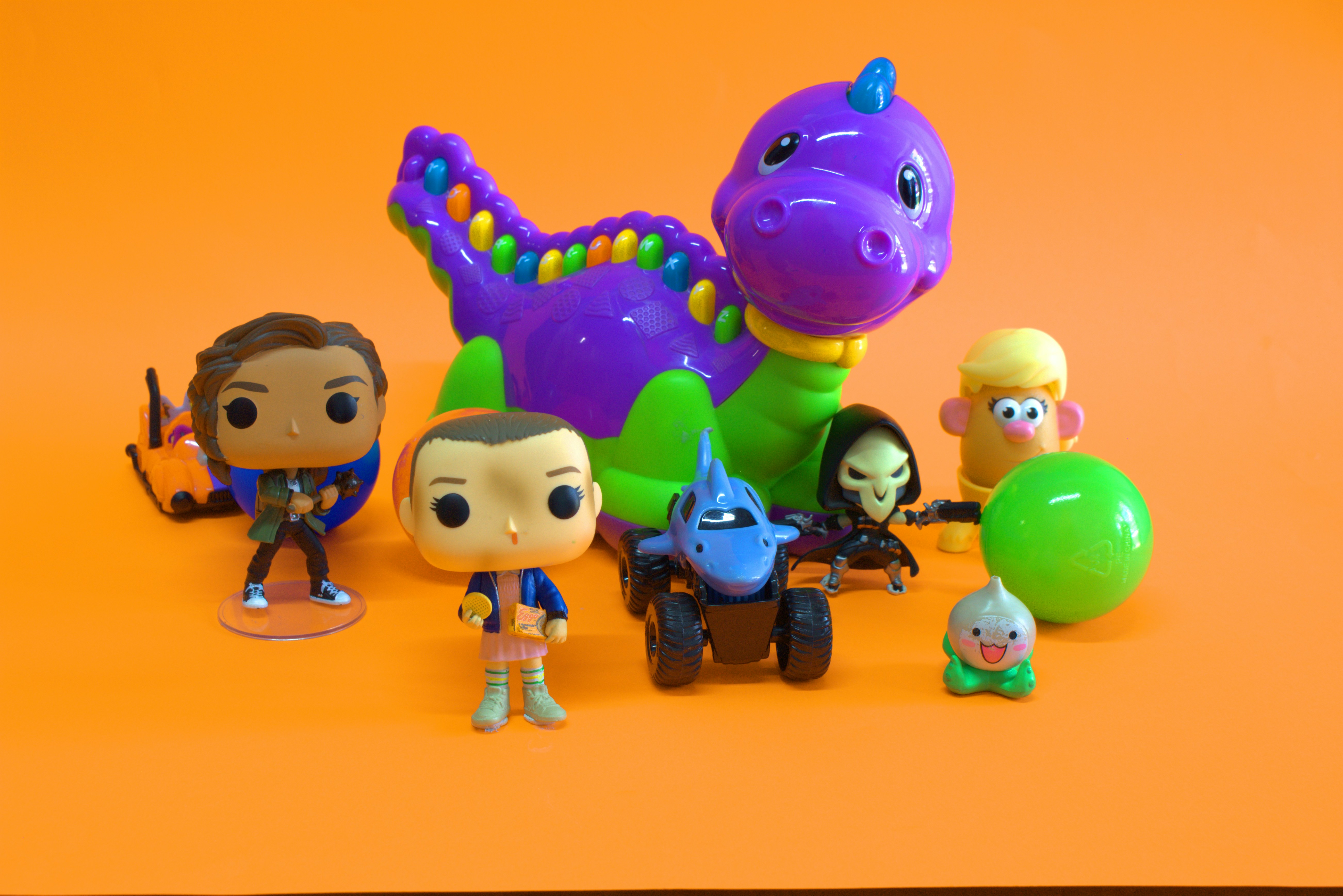 a group of toys