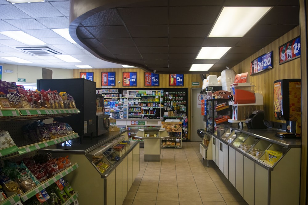 a store with shelves of products