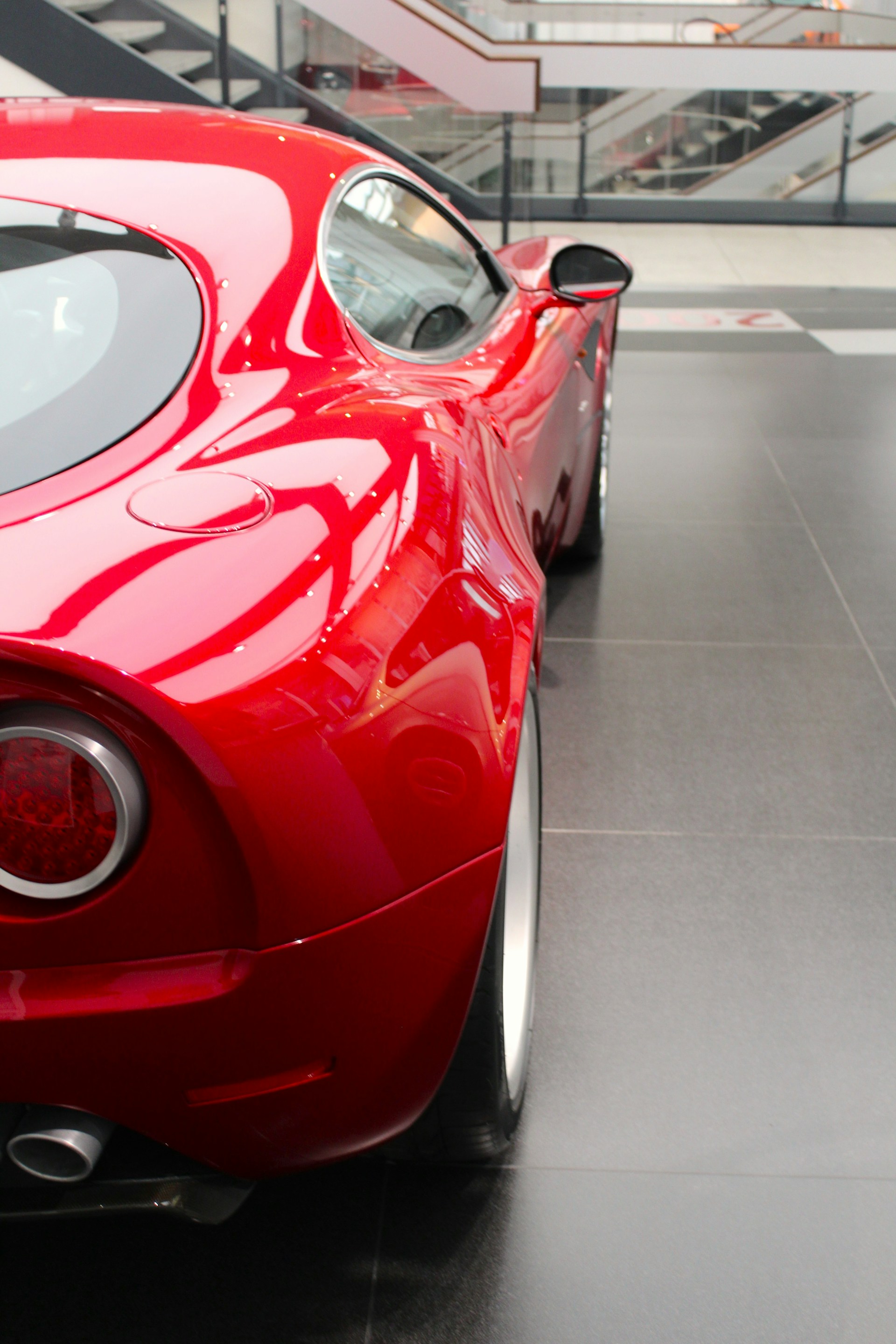 a red sports car
