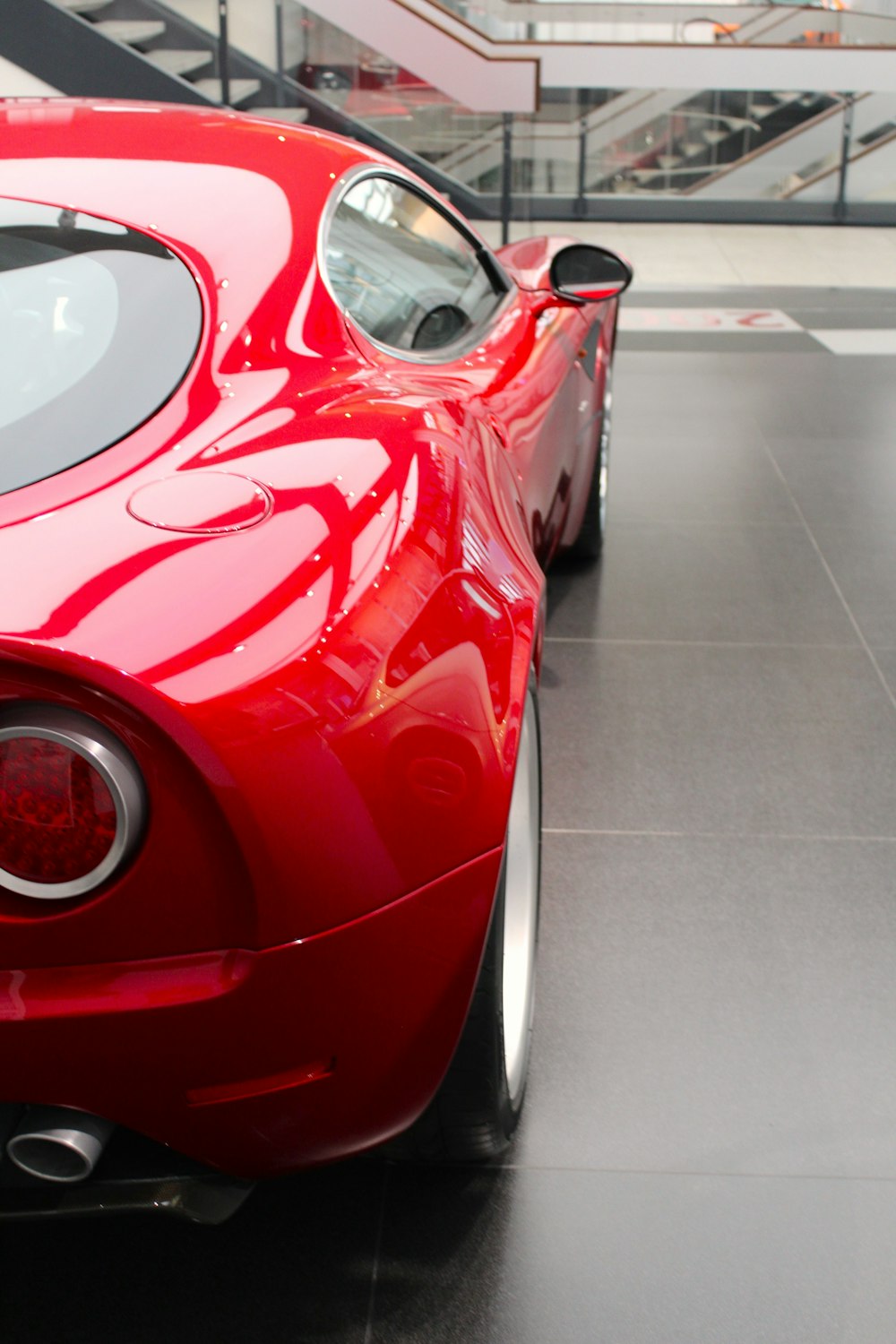 a red sports car