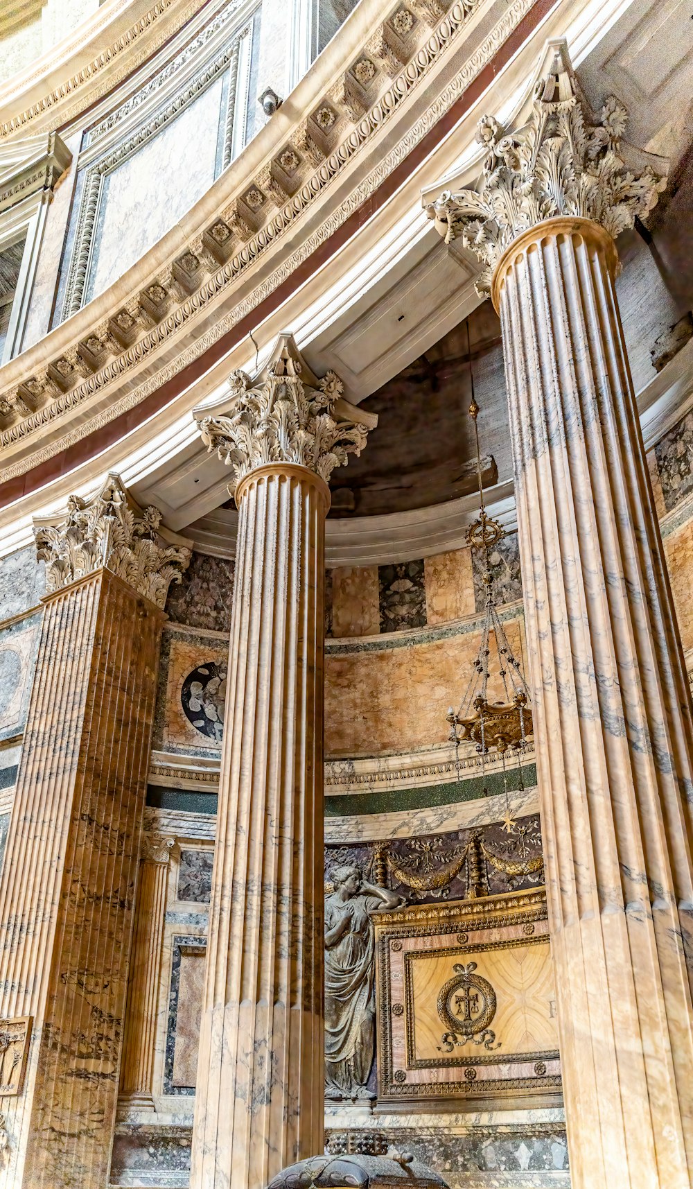 a large ornate building with columns