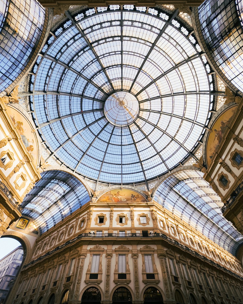 a large domed building with many windows