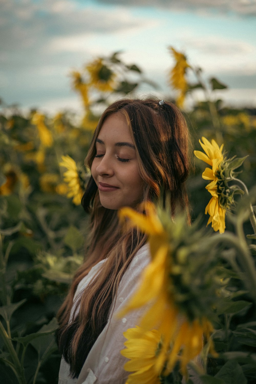 a person in a yellow dress