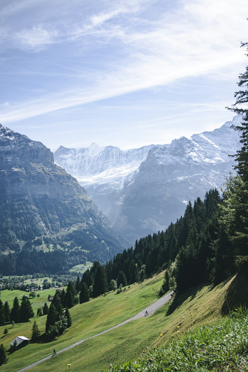 a river running through a valley