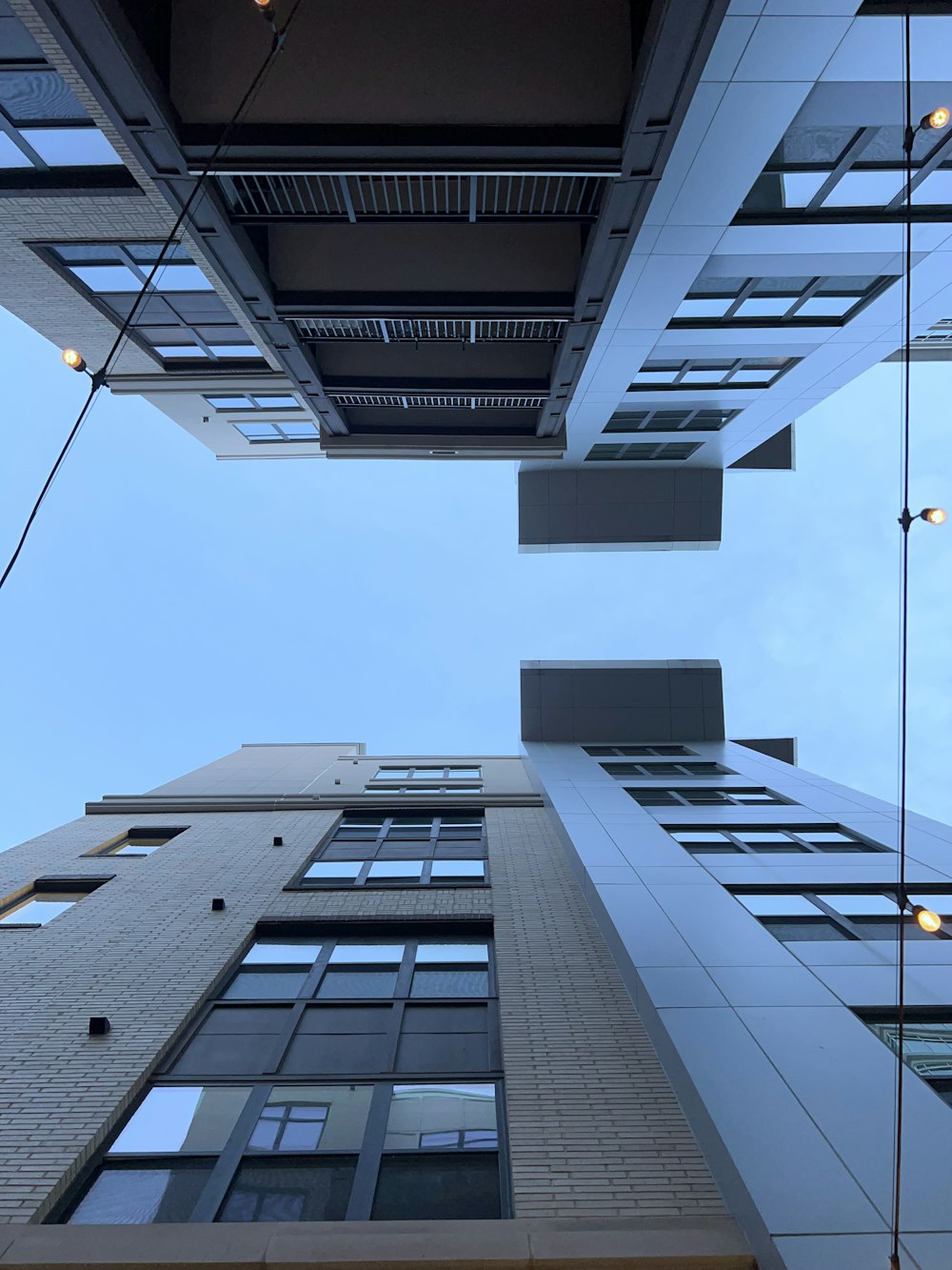 a low angle view of a building