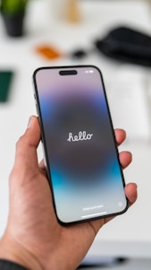 A sleek smartphone screen displaying the sshpeaches app interface with clear navigation and quick startup.
