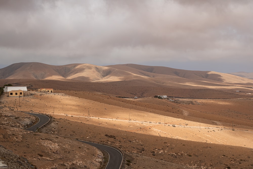 a road in the desert