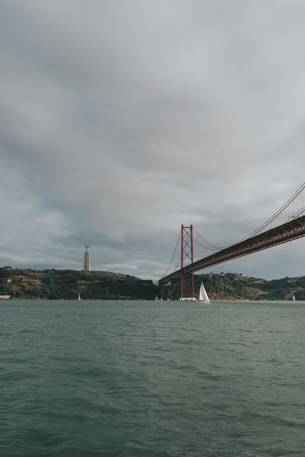 a bridge over a body of water