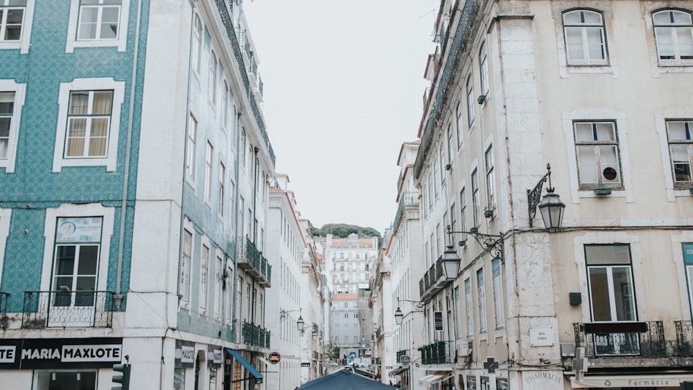 a row of buildings