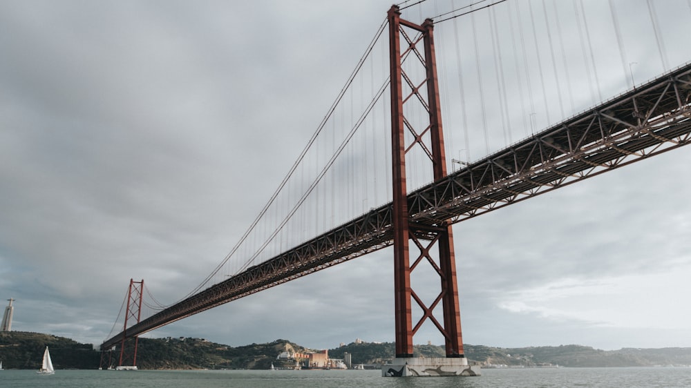 a large bridge over water