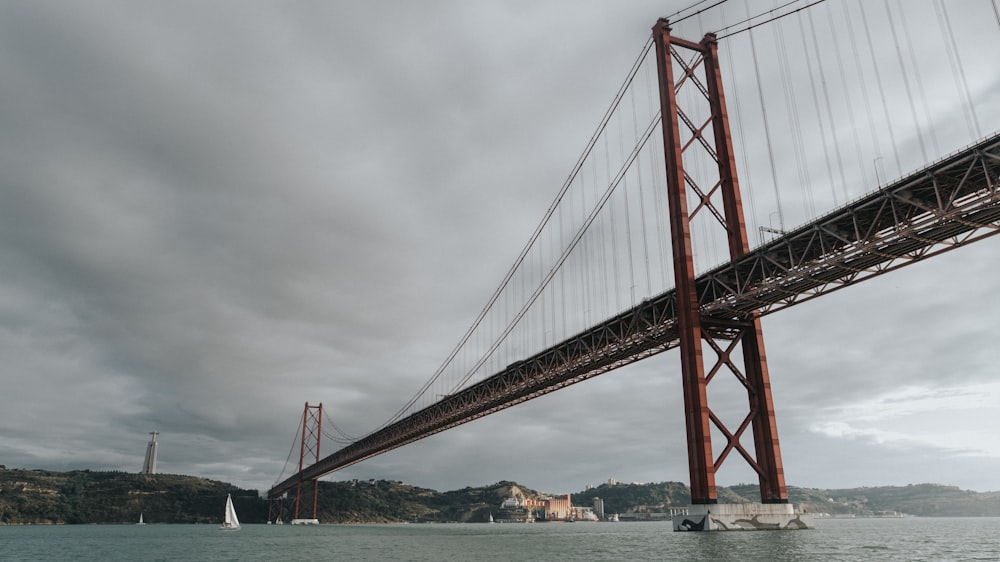 a large bridge over water