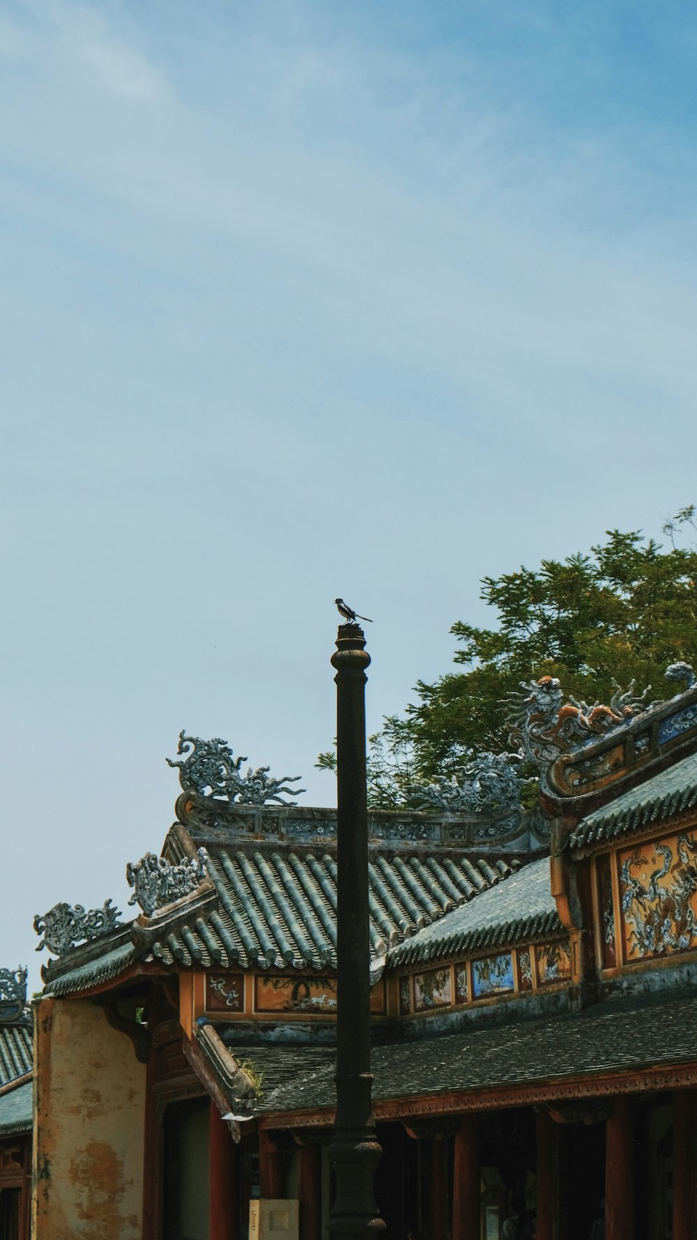 a building with a cross on top