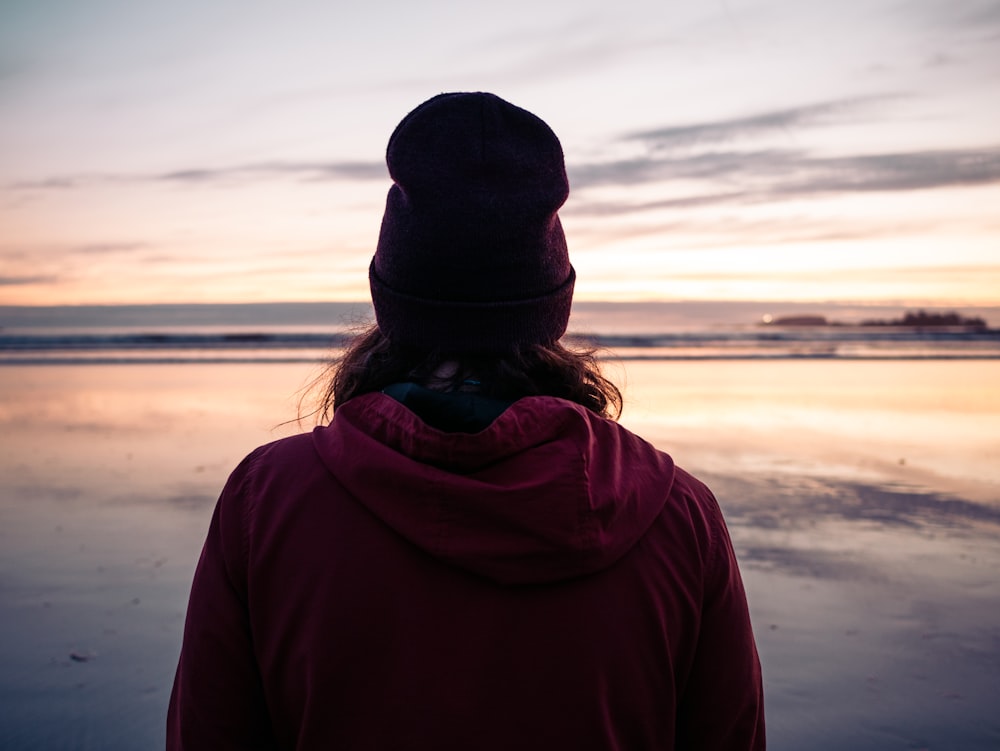 a person wearing a hat