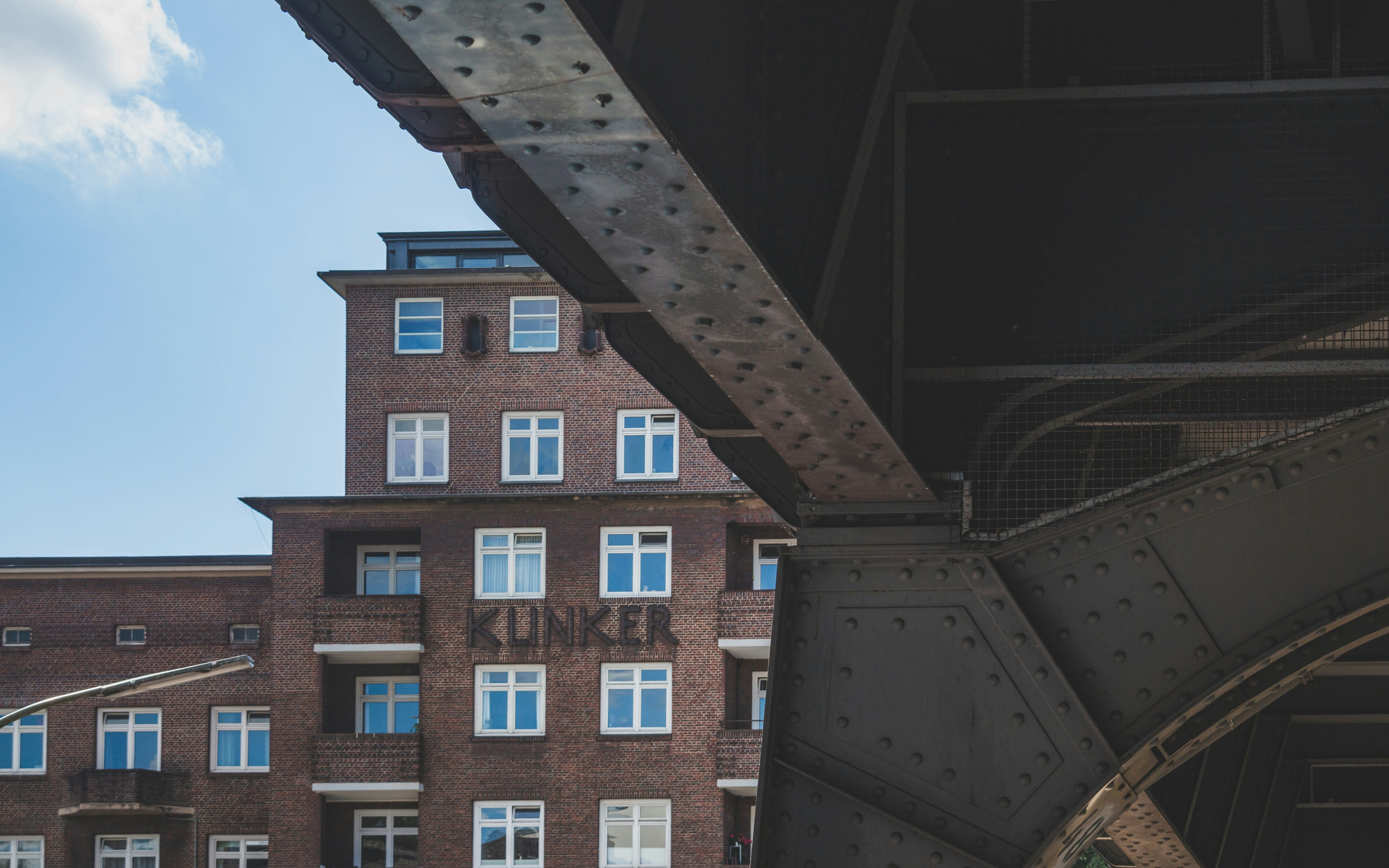 a building with a bridge