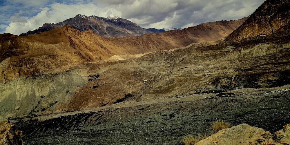 a rocky and barren landscape