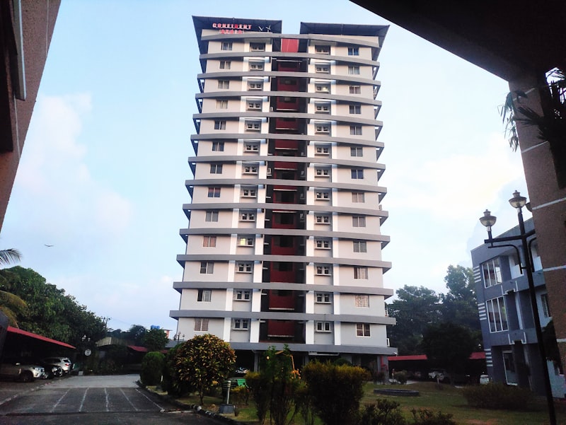 Affordable apartment tower in India
