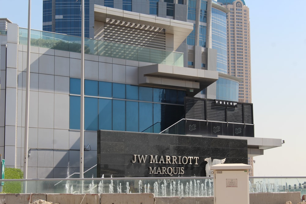 a building with glass windows