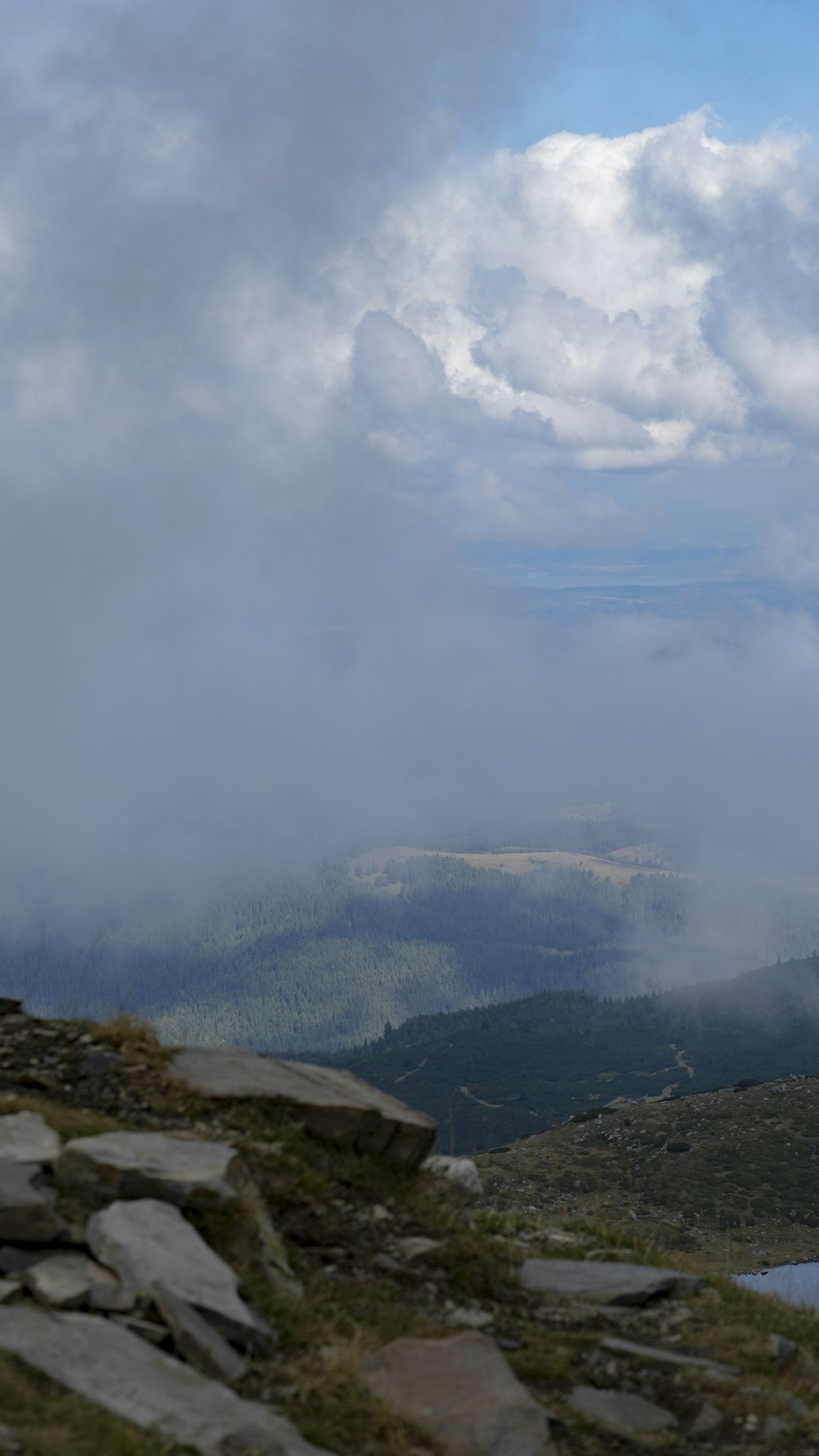 a rocky mountain top