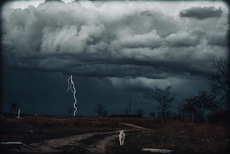 a tornado in the distance