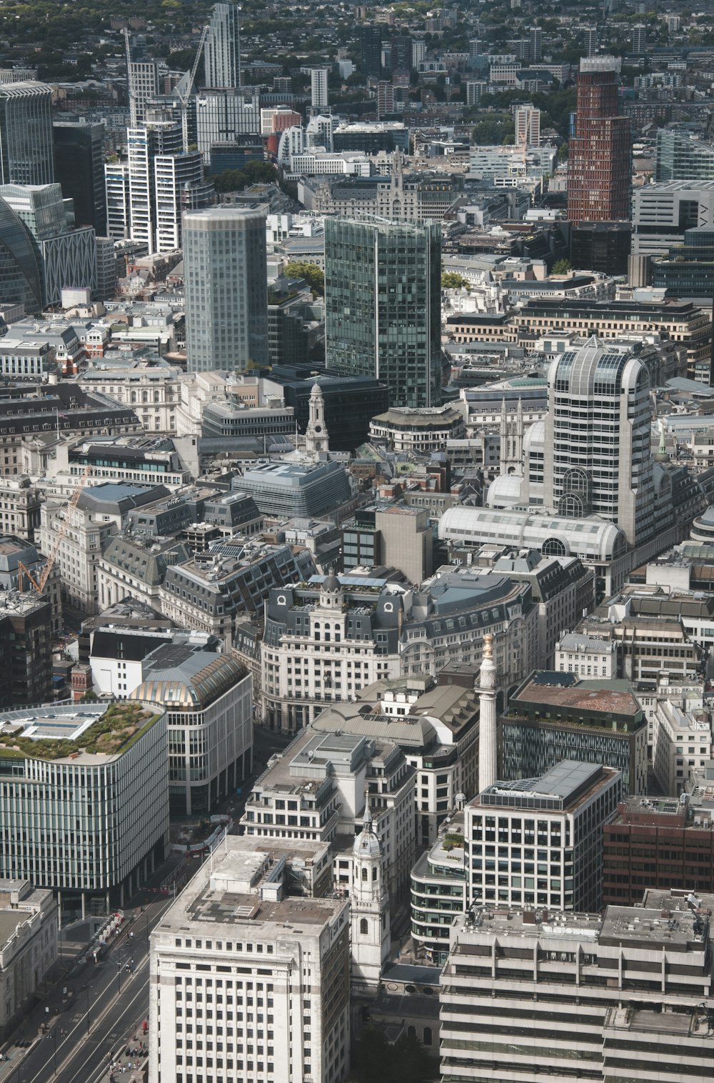 a city with many buildings