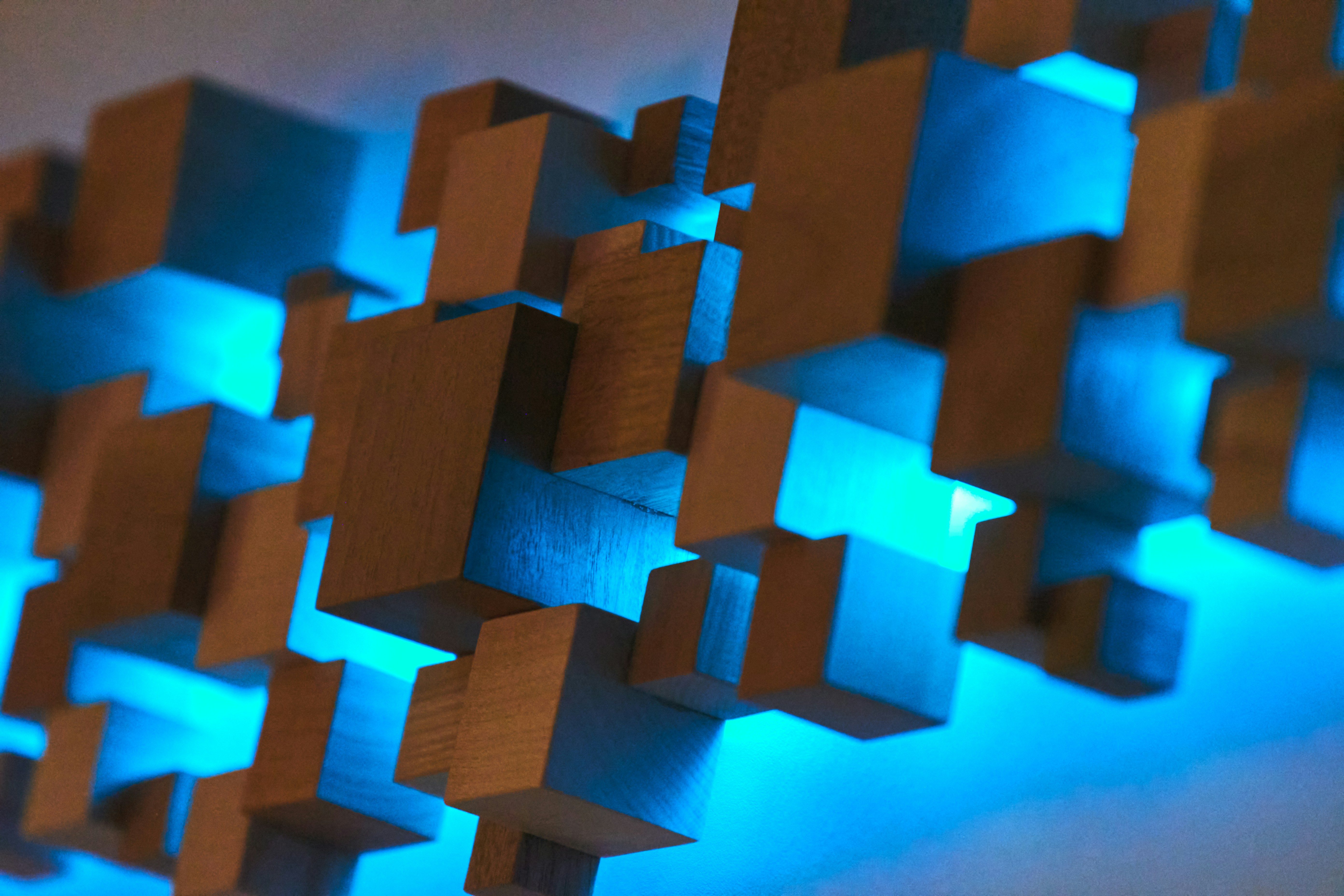 a close-up of a puzzle