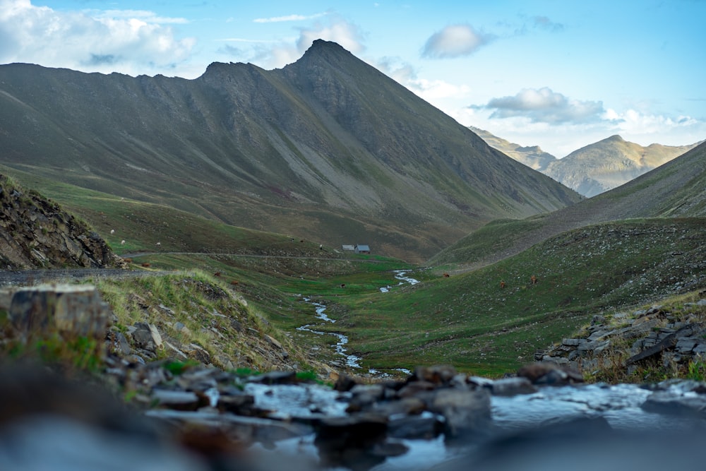 a river running through a valley