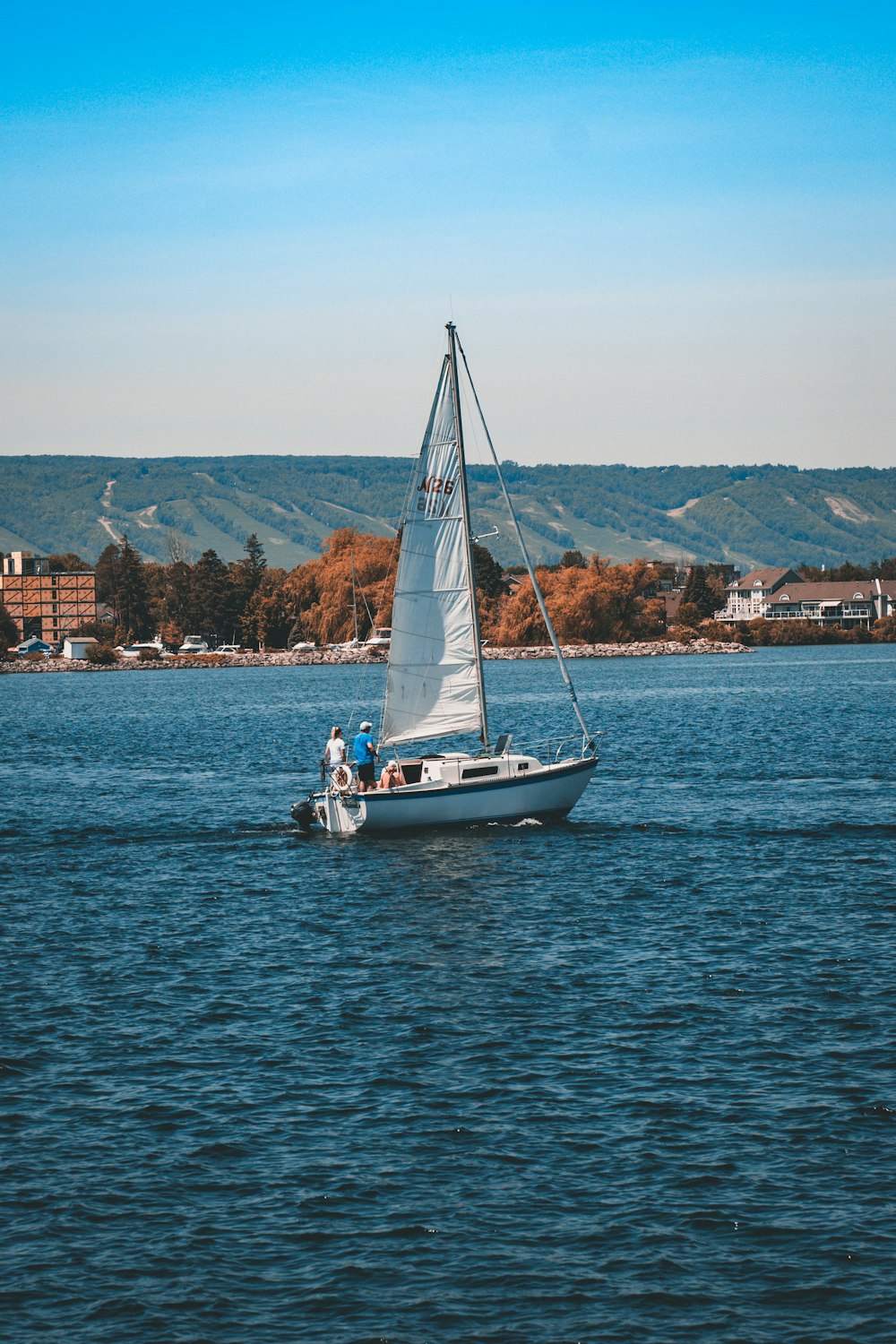 a sailboat on the water