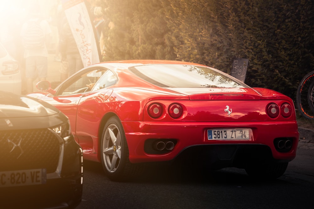 a red sports car