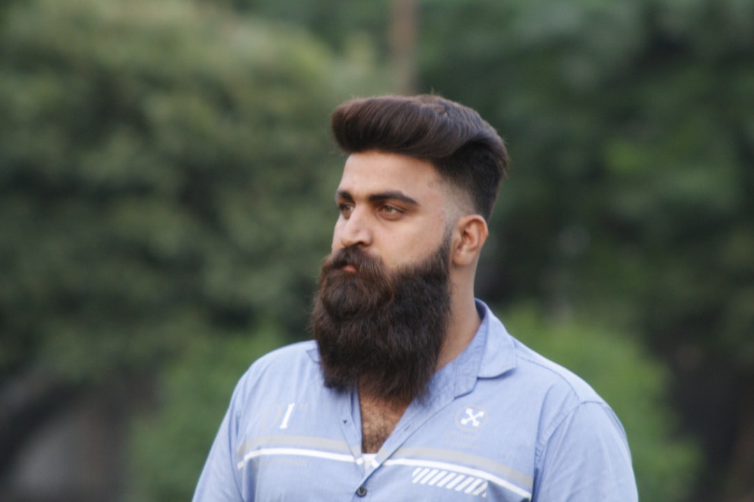 a man with a beard, Usman park gulshan e ravi