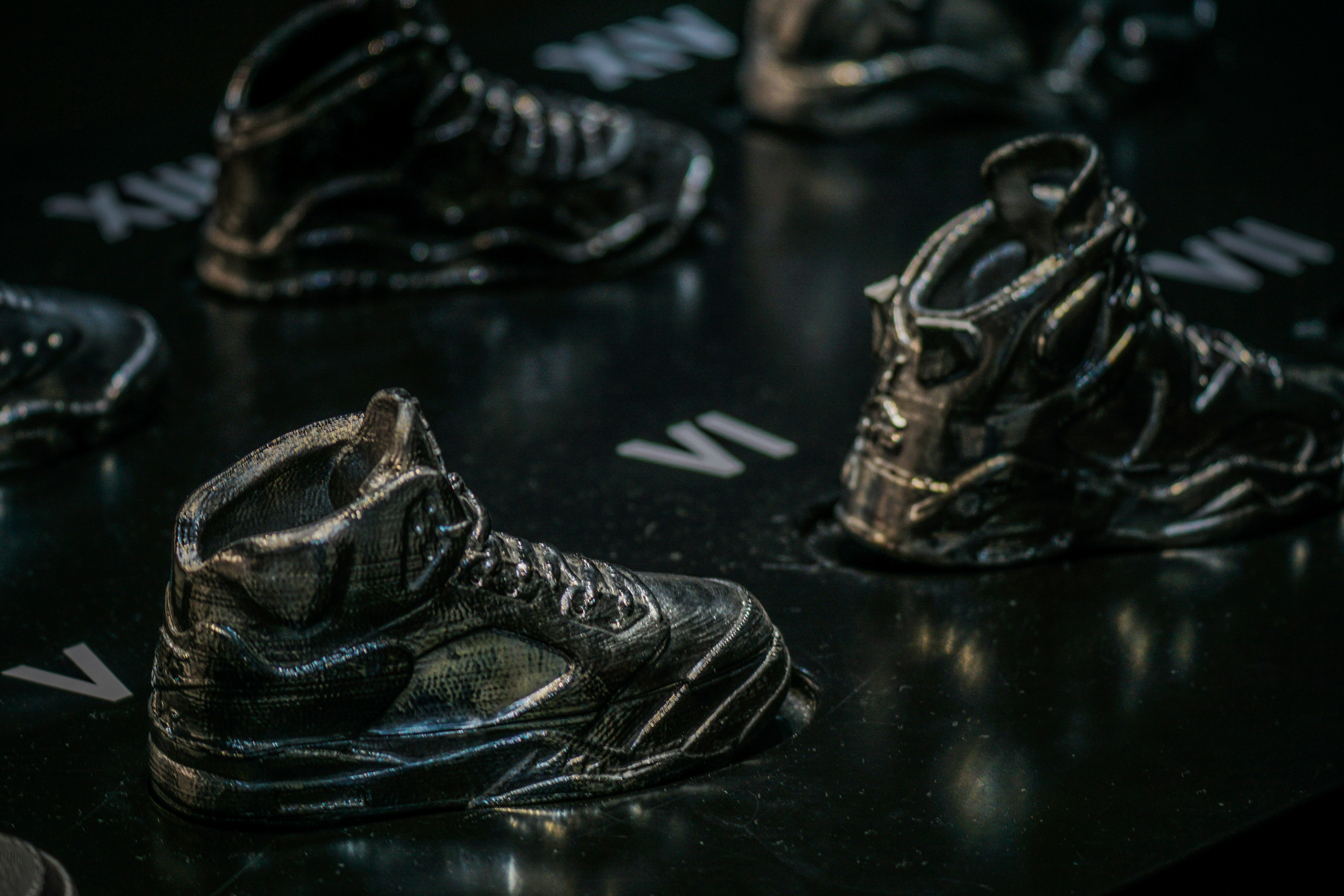 Black shoes collection